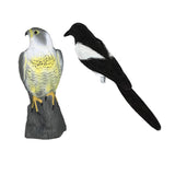 Maxbell 2pcs Realistic Falcon&Magpie Scare Cat Scarer Rabbit Repeller Pest Control - Aladdin Shoppers