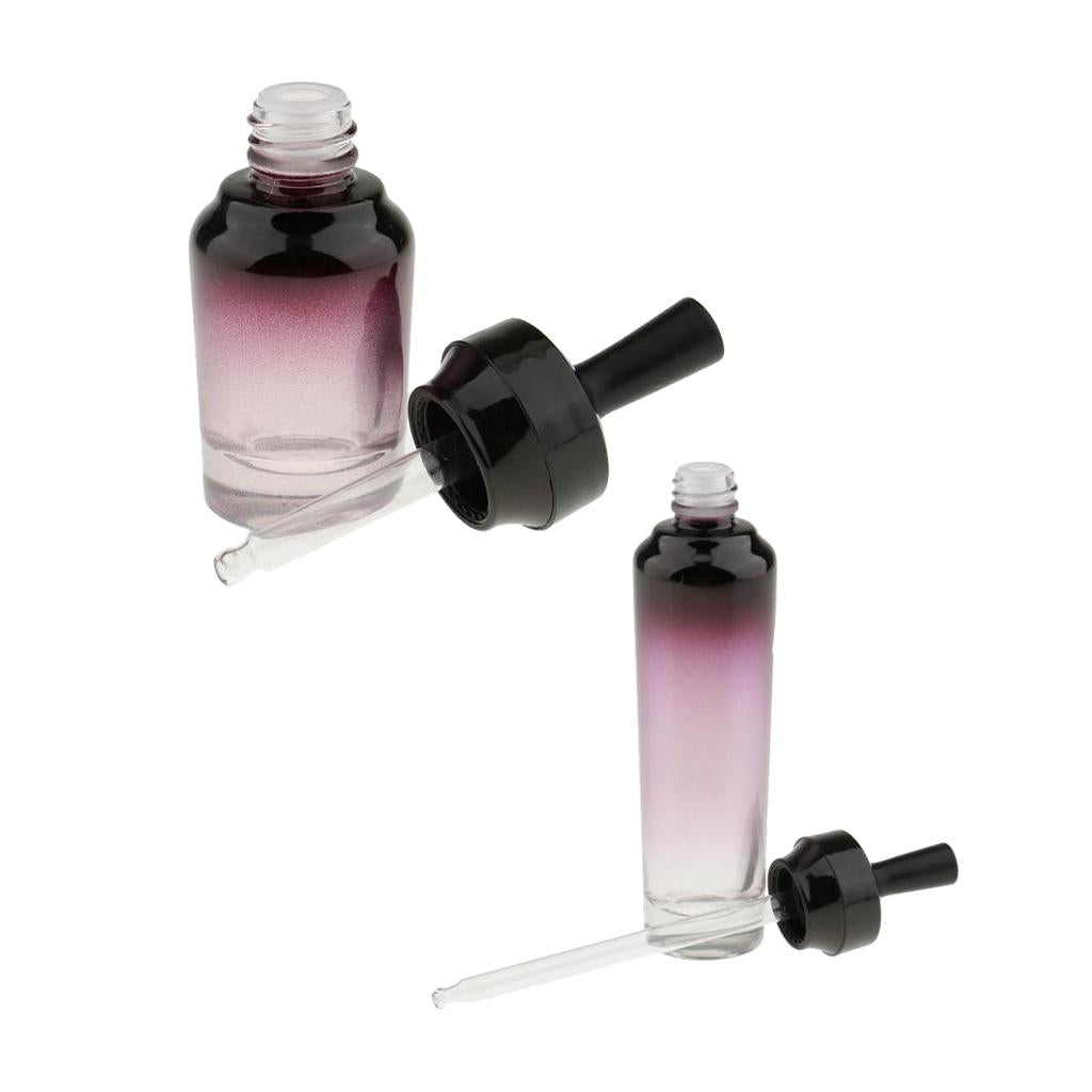 Maxbell Maxbell Empty Glass Eye Dropper Bottle Essential Oil Perfume Pipette Vials 20ml 50ml