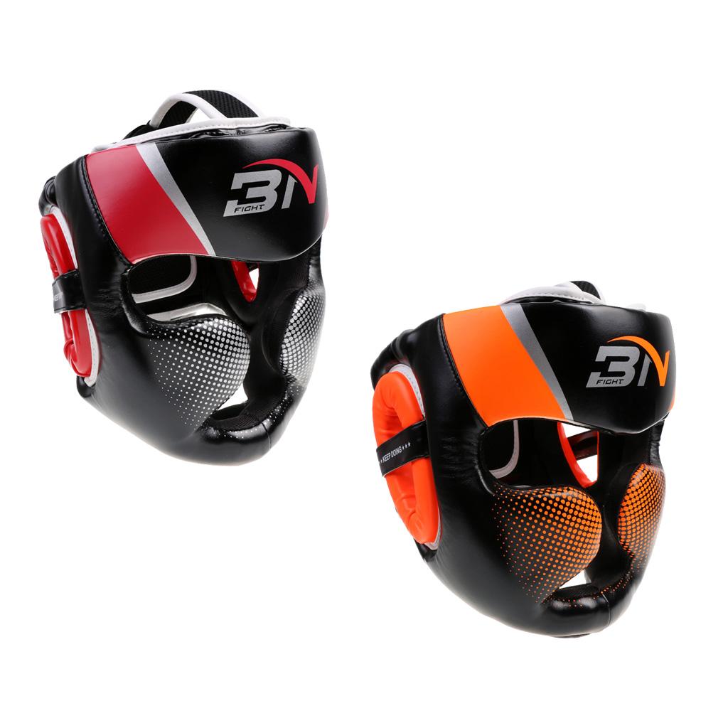 Maxbell Maxbell 2 Pcs Detachable Bar Headgear Boxing Cap Martial Arts Gear MMA Protector