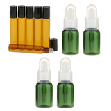 Maxbell Maxbell 4pcs Dropper Pipette Essential Oil Bottles+6pcs Travel Glass Roll On Bottles