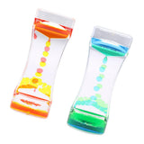 Maxbell Maxbell 2Pieces Floating Color Mix Oil Liquid Bubbler Motion Timer Hour Glass Decor