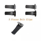Maxbell 5 Pieces Belt Clip for BaoFeng BF-666s 777S 888s Two-way Radio Walkie Talkie