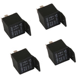 4pcs 12V 4 Pin 80A Automotive Car Auto Truck Boat Relay Kit High Current