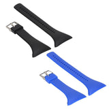 Maxbell 2 Fashion Silicone Watch Band Replacement Strap For Polar FT4 FT7 FT Watch Black Blue - Aladdin Shoppers