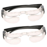 Maxbell Maxbell 2 Pieces 2X Hyperopia Magnifying TV Glasses Adjustable Magnifier Glasses