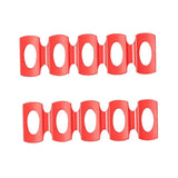 Maxbell Red Silicone Wine Stacker Foldable Beer Can Rack Space Saver Wine Bottle Mat - Aladdin Shoppers