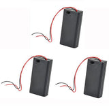 Maxbell 3x PP3 Enclosed Battery Holder Box with ON / OFF Switch & 13cm / 5.1 inch Wires - Aladdin Shoppers