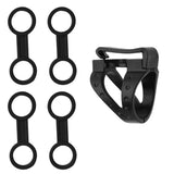 Maxbell 5 Pieces Scuba Dive Snorkeling Mask Silicone Snorkel Keeper Clip Retainer - Aladdin Shoppers