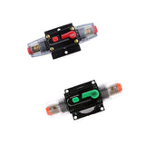 Maxbell 2 Pieces 100A Car Audio Circuit Breaker Fuse Holder Manual Reset Switch - Aladdin Shoppers