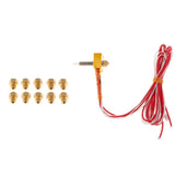 Maxbell Assembled Extruder Hot End Kit 1.75mm +10Pcs 0.4mm Nozzle Print Head for MK8 - Aladdin Shoppers