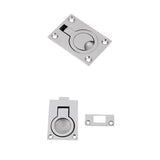 Maxbell Door Hatch Cabinet Boat Hatch Ring Pull + Slam Latch 316 Stainless Steel