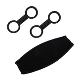 Maxbell Neoprene Scuba Diving Mask Strap & 2 Pieces Silicone Snorkel Keeper Holder