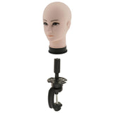 Maxbell Maxbell Mannequin Manikin Display Head with Desk Table Clamp Stand Holder Set