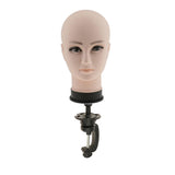 Maxbell Maxbell Mannequin Manikin Display Head with Desk Table Clamp Stand Holder Set