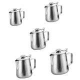 Maxbell 5 Sizes Silver Stainless Coffee Pitcher Milk Frothing Latte Jug Bar DIY - Aladdin Shoppers
