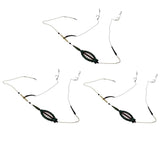Maxbell 3pcs Fishing Baits Cage with 2 Line Hooks, Carp Feeder Fishing Accessories, 50g 60g 70g - Aladdin Shoppers