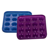 Maxbell 2 Pieces Durable Plastic Snooker/Pool Ball Tray Holds 16 Balls Blue & Purple - Aladdin Shoppers