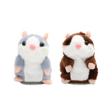 Maxbell Maxbell 2pcs/set Adorable Plush Interactive Sound Toy Talking Hamster, Repeas What You Say, for Children Kids Boy and Girl Christmas Gifts