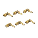 Maxbell 2pcs/set Brass Barb Fitting Male Elbow 90 Degree NPT 1/4" Hose Connector - Aladdin Shoppers