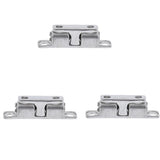 Maxbell 3Pcs Boat Motorhome Cupboard Cabinet Steel Ball Catch Door Latch Bolt