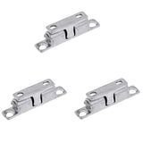 Maxbell 3Pcs Boat Motorhome Cupboard Cabinet Steel Ball Catch Door Latch Bolt