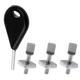 Maxbell Surfboard Fin Key Surf Board Longboard SUP Surfing Tool with 3 Pieces Screws - Aladdin Shoppers