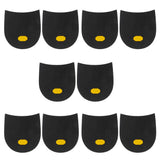 Maxbell 5 pairs Footful Alligator Grain Rubber Glue on Heels Shoes Sole Replacement