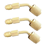 Maxbell 3Pieces Split Ductless Port Adapter - 5/16'' SAE Female to 1/4'' SAE Male - Aladdin Shoppers