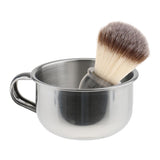 Maxbell Maxbell Barber Shave Set Men's Nylon Hair Shaving Brush Soap Mug Bowl Beard Cleaning