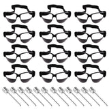 Maxbell 12pcs Basketball Glasses Sports Eyewear Training + 12pcs Pump Needle - Aladdin Shoppers