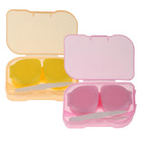 Maxbell Maxbell 2 Pieces Mini Cute Contact Lens Travel Kit Case Storage Holder Container Box