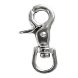 Maxbell 2 Piece Stainless Steel Swivel Lobster Clasp Clip Snap Hook Bag Pet Lanyard