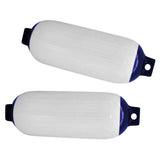Maxbell 2pcs Marine Boat Fender Premium PVC Bumper Dock Shield Protection Blue White