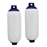Maxbell 2pcs Marine Boat Fender Premium PVC Bumper Dock Shield Protection Blue White