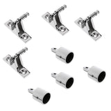 Maxbell 4xBoat Canopy/Cover Quick Release Pin Deck Mount Bimini Top for Eye End Cap
