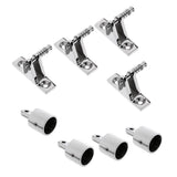 Maxbell 4xBoat Canopy/Cover Quick Release Pin Deck Mount Bimini Top for Eye End Cap