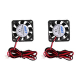 Maxbell Maxbell 2Pcs Silent 12V 40mmx40mmx10mm 4010 DC Brushless Cooling Fan for 3D Printer