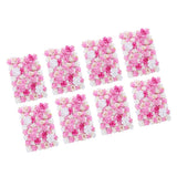 Maxbell 8 Pieces Artificial Flower Wall Panels Wedding Venue Decor Hot Pink