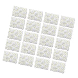 Maxbell 20 Pieces Artificial Rose Hydrangea Flower Wall Panels Wedding Decor Cream