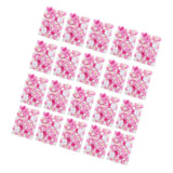 Maxbell 20 Pieces Artificial Flower Wall Panels Wedding Venue Decor Hot Pink