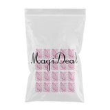 Maxbell 20 Pieces Artificial Flower Wall Panels Wedding Venue Decor Hot Pink