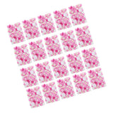 Maxbell 20 Pieces Artificial Flower Wall Panels Wedding Venue Decor Hot Pink