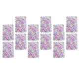 Maxbell 12 Pieces Artificial Flower Wall Panels Wedding Venue Decor Pink White