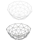 Maxbell 2 x Metal Wire Fruit Basket Bowl Food Serving Dish Candy Biscuit Snack Tray - Aladdin Shoppers