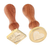 Maxbell Initial Envelope Decorative Seal Wax Sealing Stamp for Christmas Cards DIY