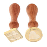 Maxbell Initial Envelope Decorative Seal Wax Sealing Stamp for Christmas Cards DIY