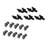 Maxbell 10 x Awning Clamp Tarp Clips Snap Hangers Tent Tighten Tool + Rope Tensioner