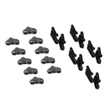 Maxbell 10 x Awning Clamp Tarp Clips Snap Hangers Tent Tighten Tool + Rope Tensioner
