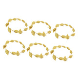 Maxbell 6 Pieces Gold Leaves Headband Fancy Dress Costume Accessories Party Headwear