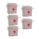 Maxbell 50pcs Hangover Kit Bags Bachelorette Party First Aid Bags Muslin Favors Bag
